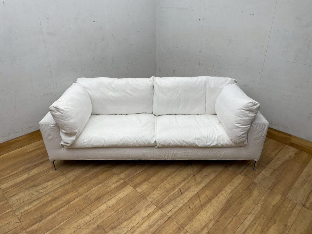 T8101☆CassinaカッシーナIXC☆BOX SOFAワイド2人掛けソファ