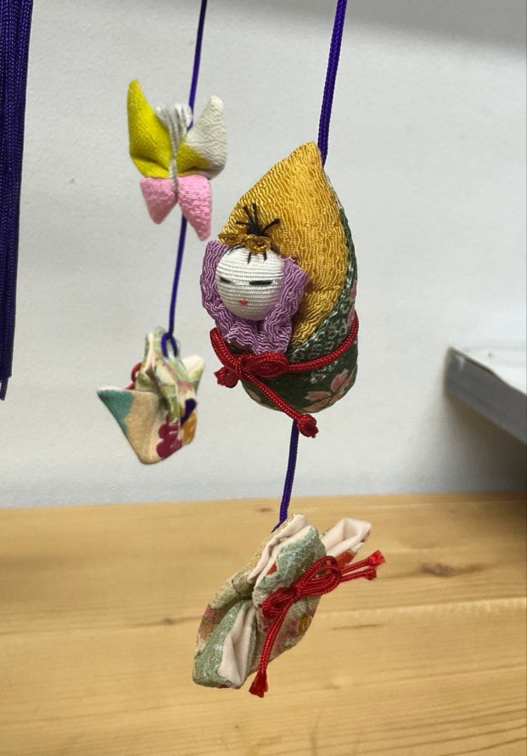 【新品未使用】￼豪華 つるし飾り 鯉モチーフ スタンド付き 64cm