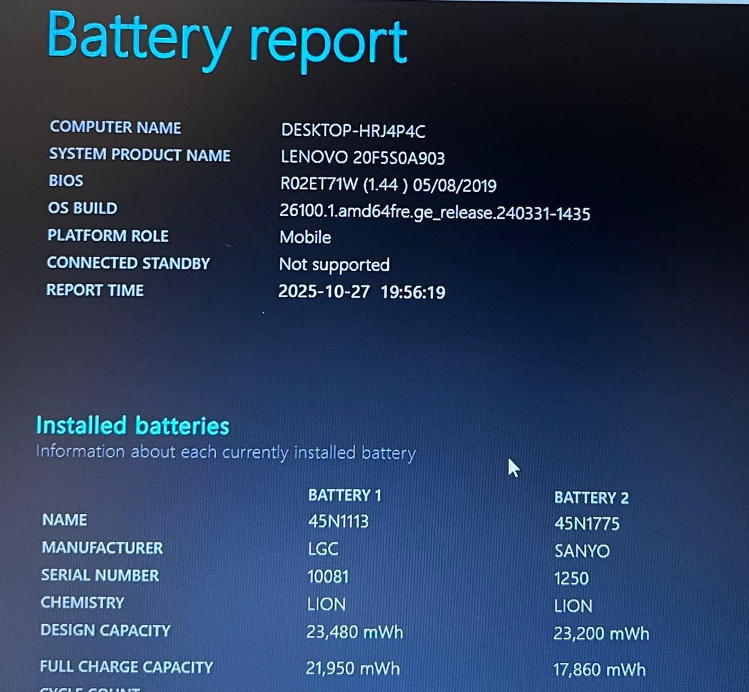 ノートPC　Lenovo ThinkPad　X260　i5