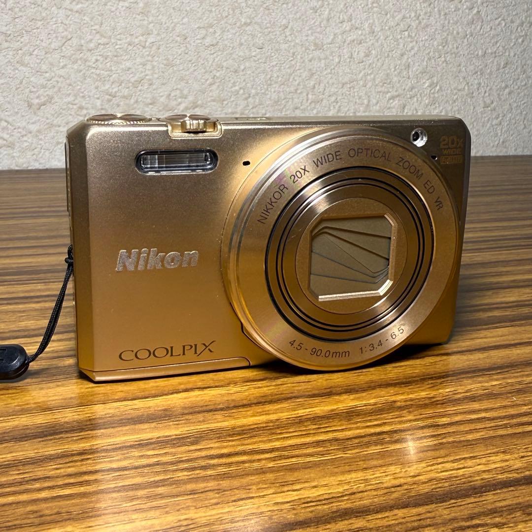 【美品】Nikon COOLPIX S7000 ゴールド 付属品完備