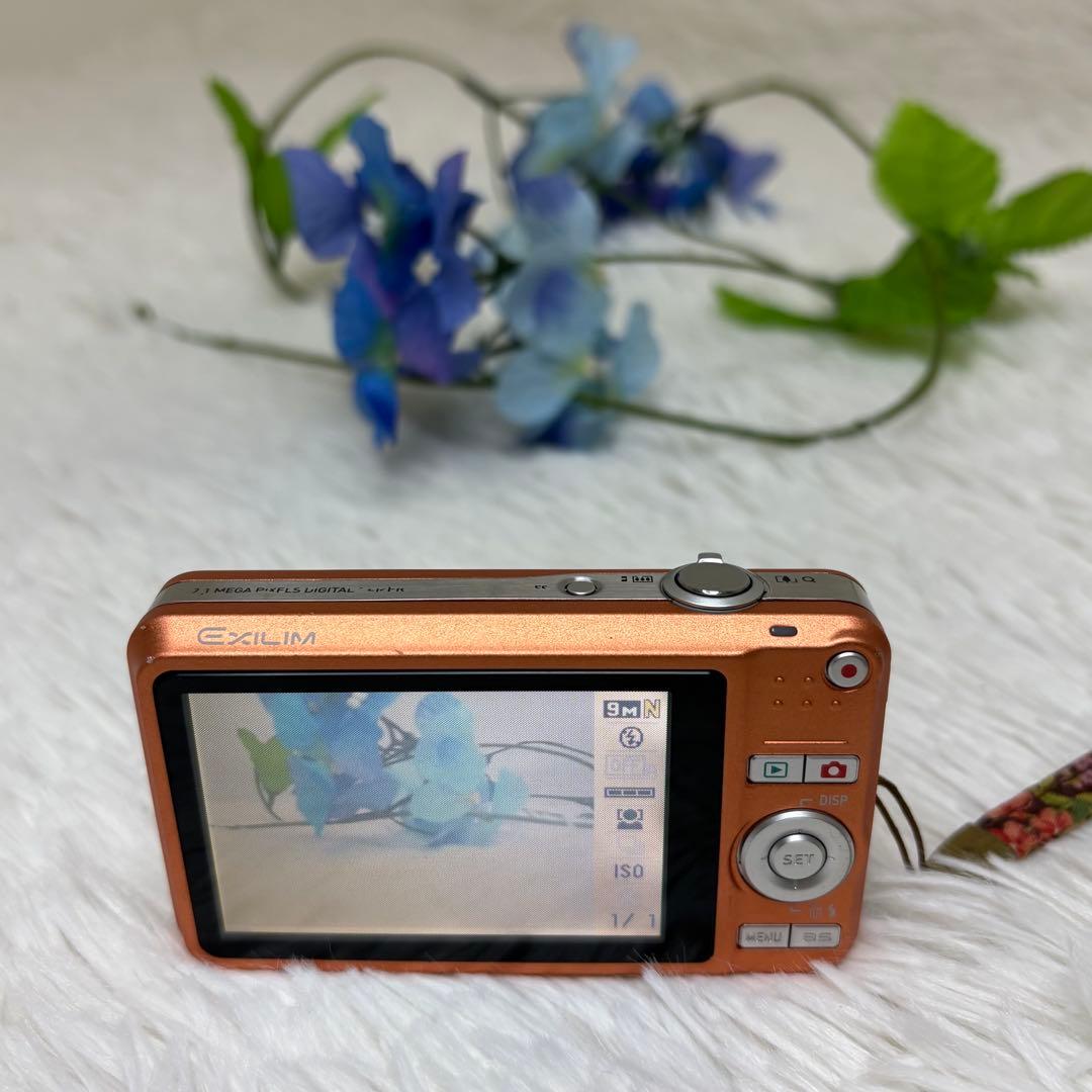CASIO カメラ　エクシリム　EX-Z85 オレンジ　コンデジ　動作品