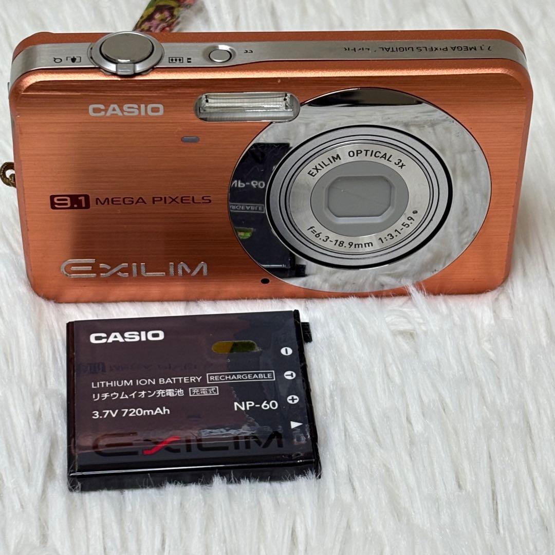 CASIO カメラ　エクシリム　EX-Z85 オレンジ　コンデジ　動作品