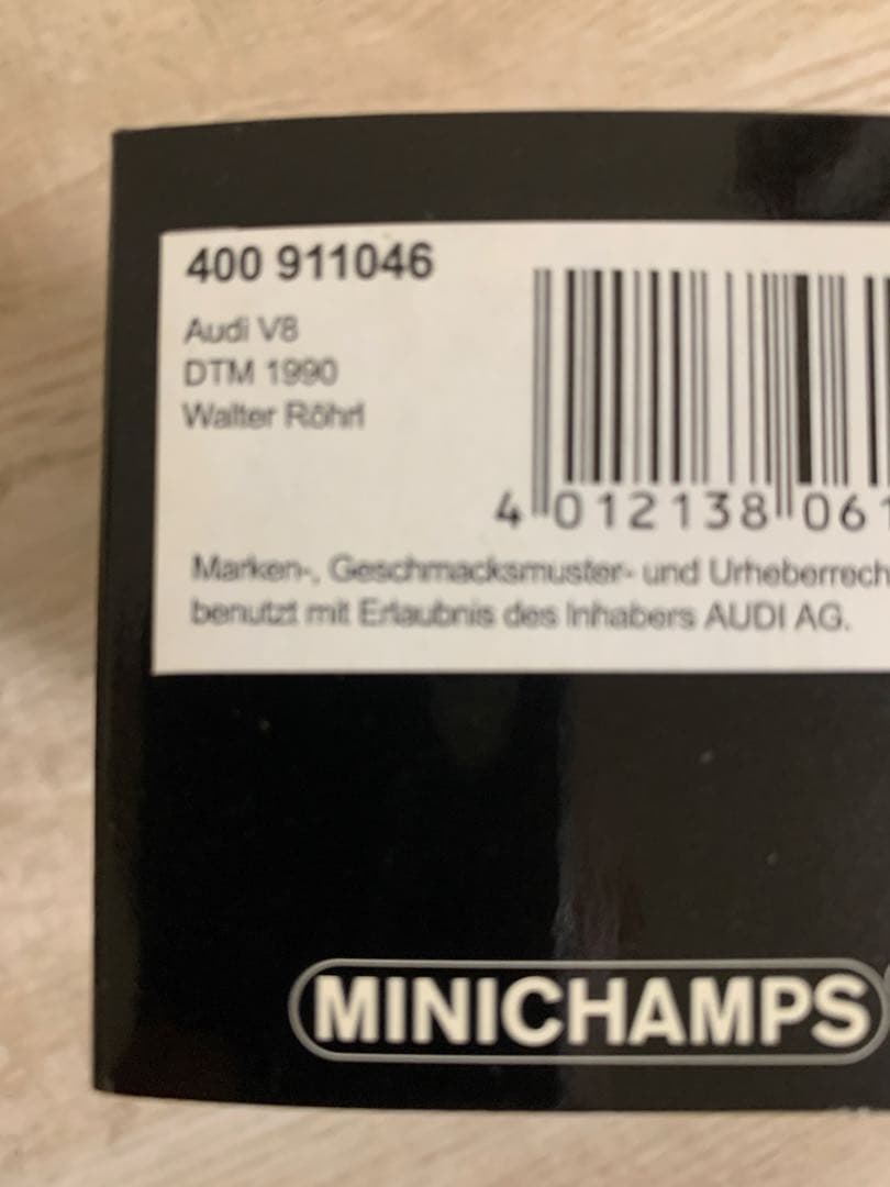 MINICHAMPS Audi V8 DTM #46 ロール 限定2400台品