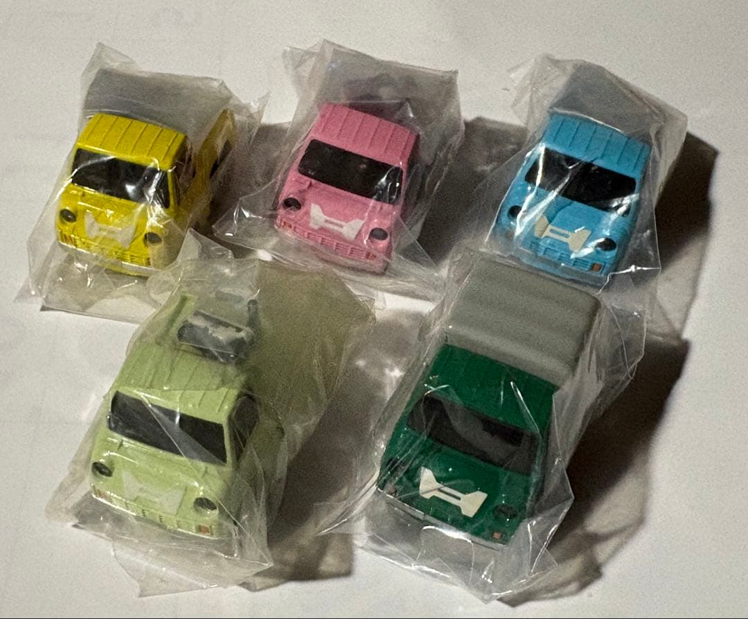 ちびっこチョロQ HONDA T360 5台 & MAZDA K360 2台