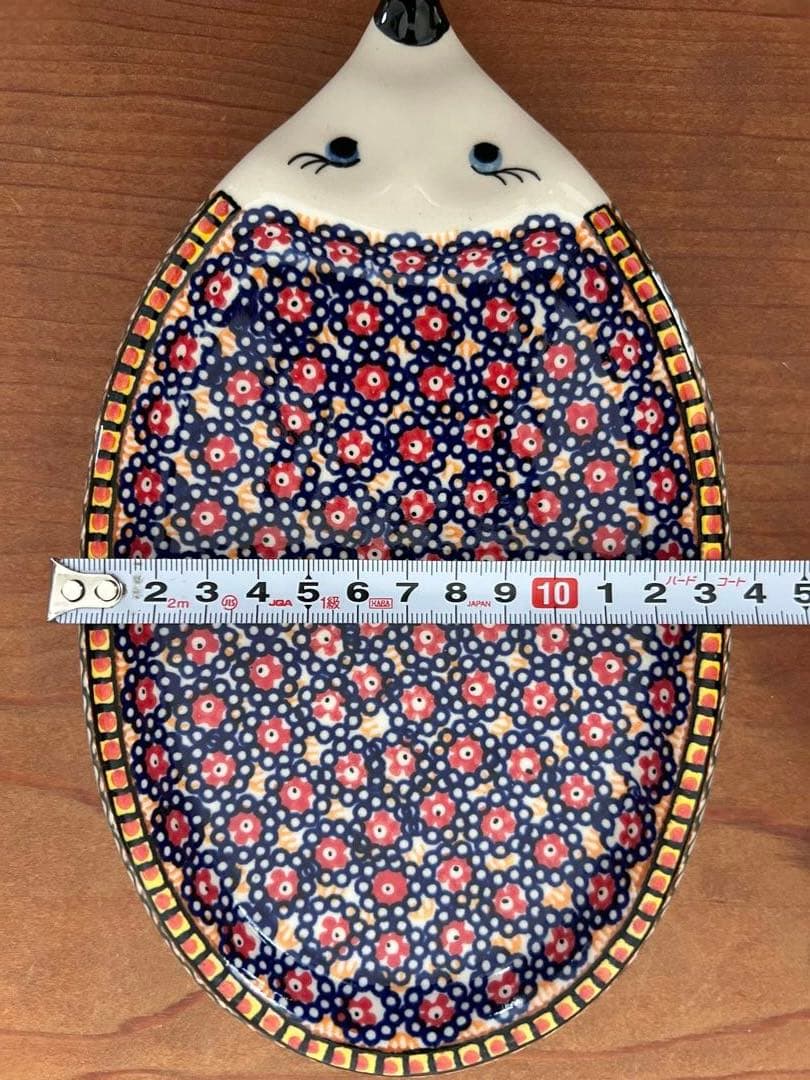 ポーリッシュポタリー　ハリネズミプレート