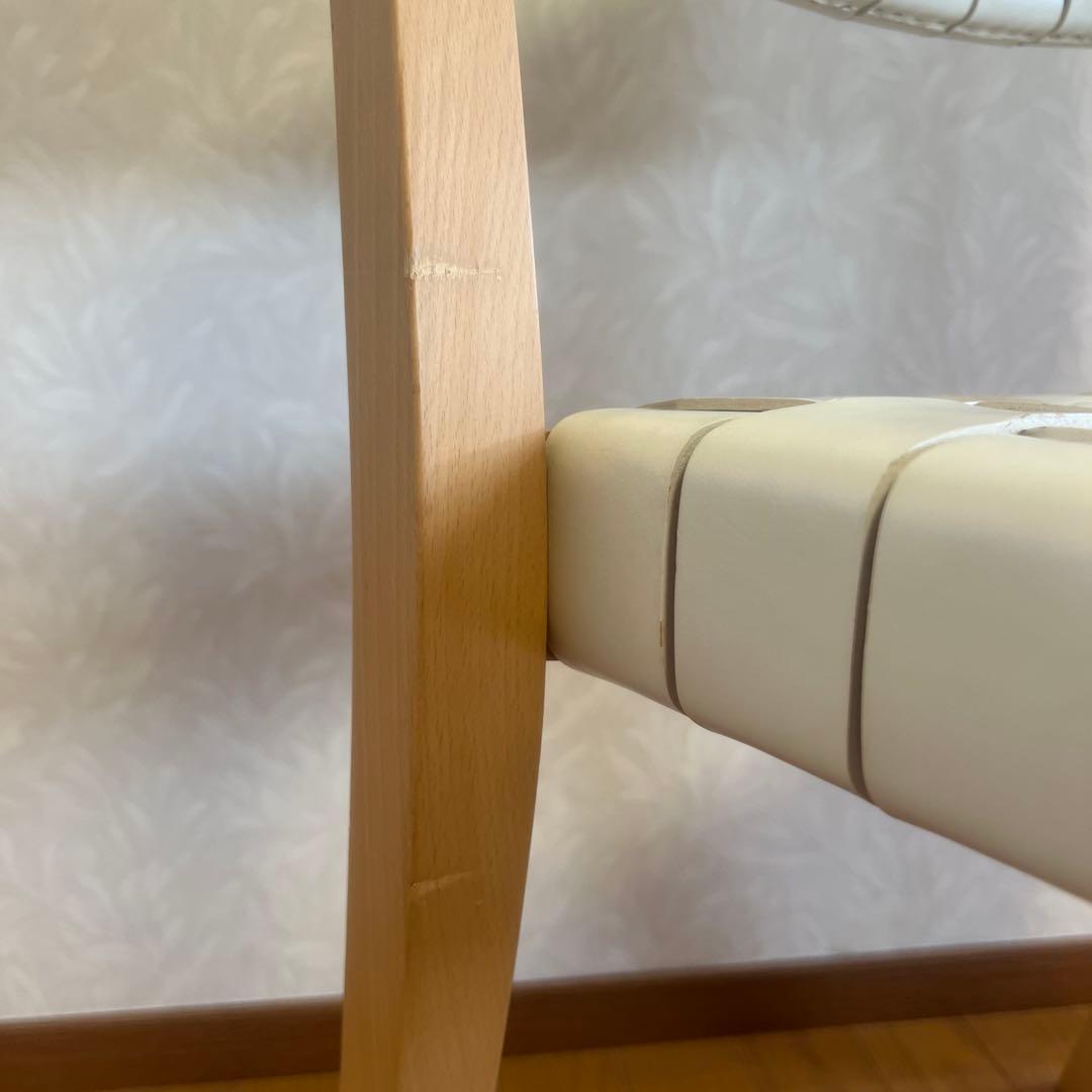 arflex アルフレックス アームレスチェア レザー ダイニングチェア 椅子