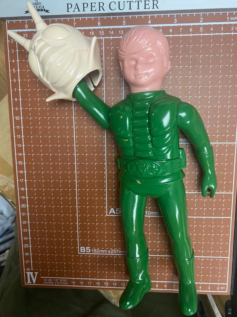 在庫最後 仮面ライダー V3 オリジナル版 27cm ソフビ人形 檢 ソフビ