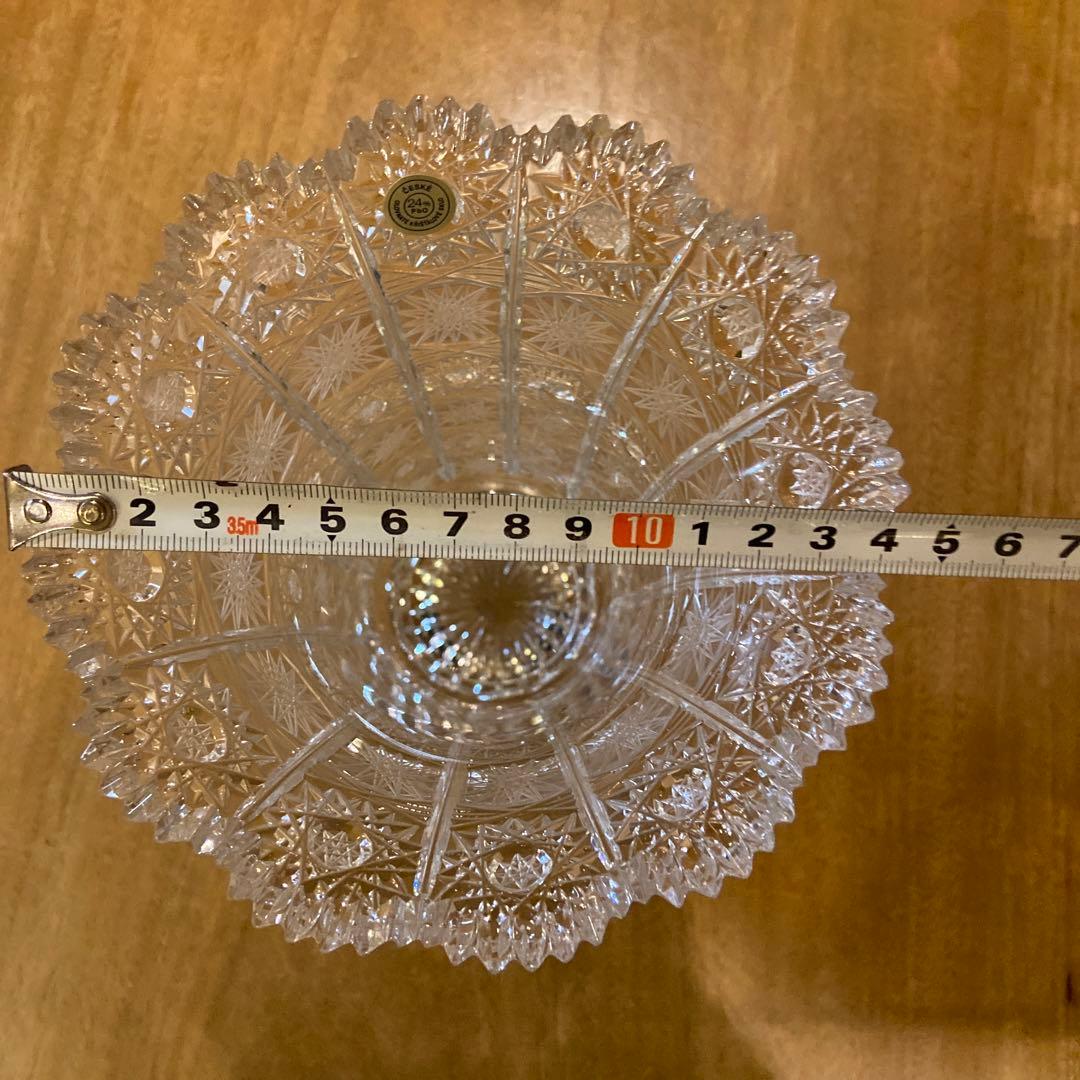 ボヘミアクリスタル500PK高級花瓶