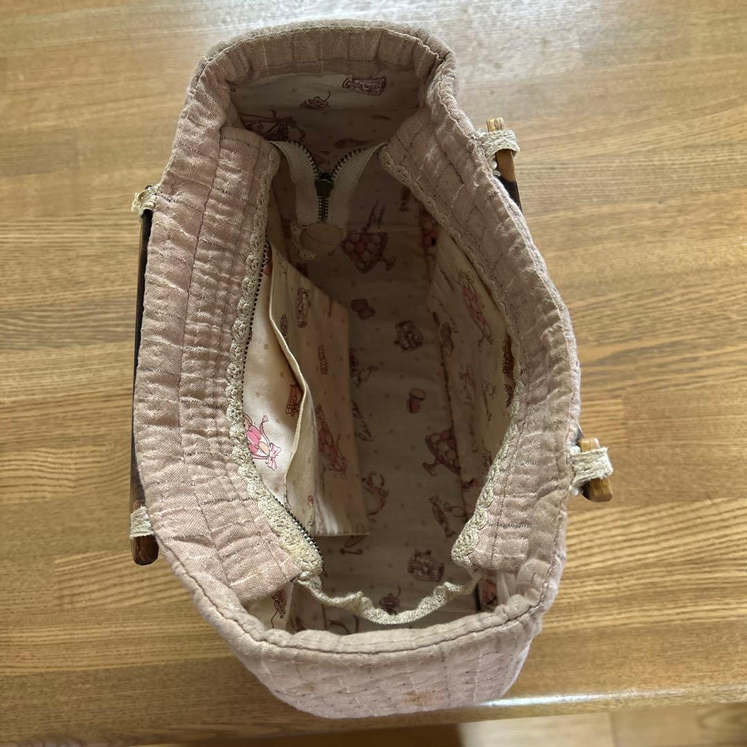 花柄パッチワークカバン
