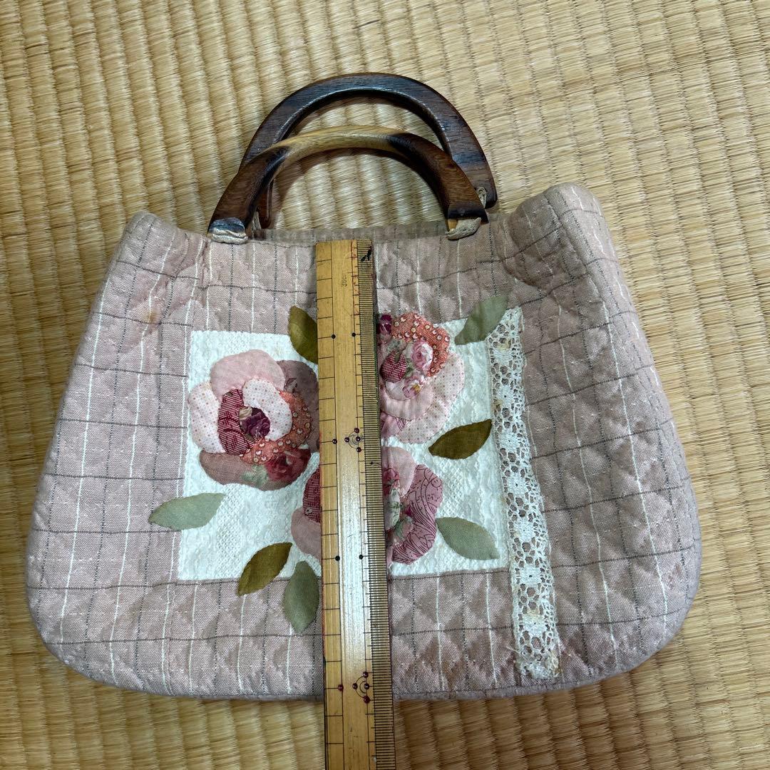 花柄パッチワークカバン