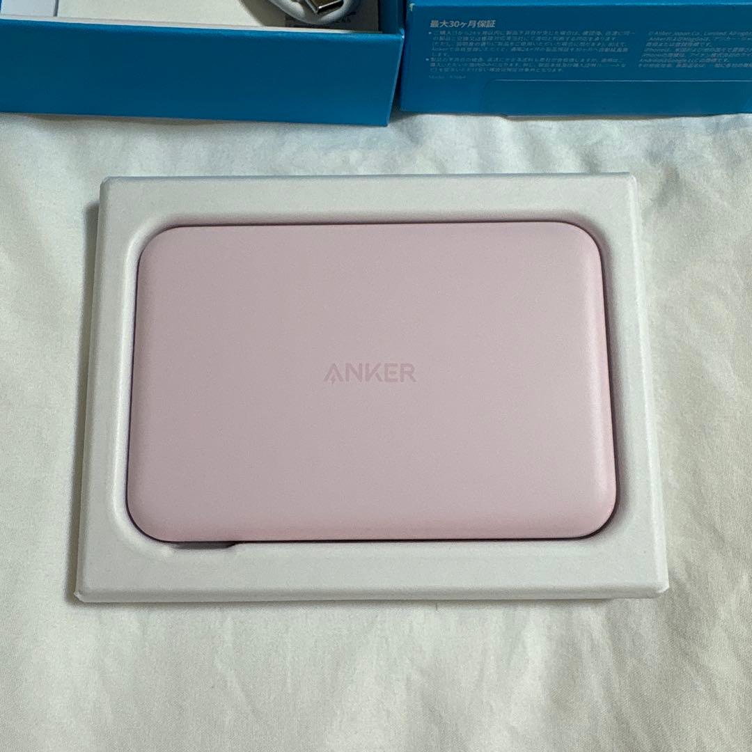 ANKER MagGo Power Bank 10000mAh slim ピンク