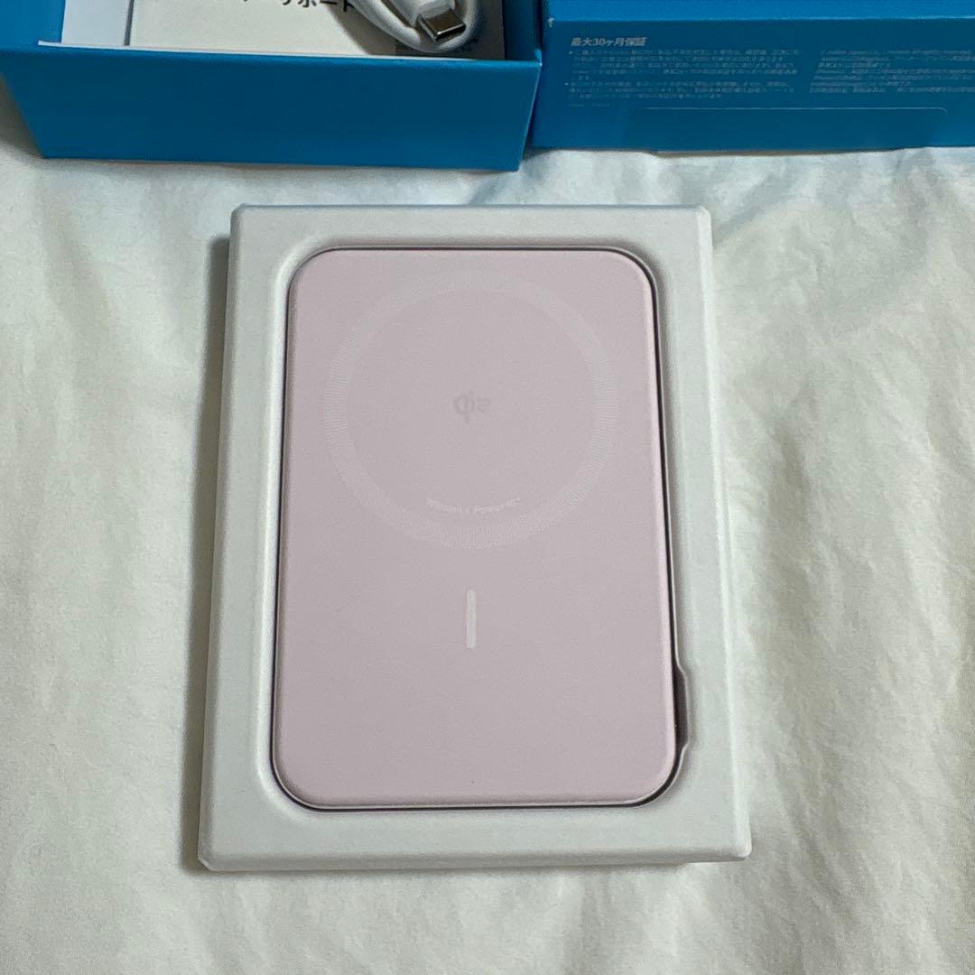 ANKER MagGo Power Bank 10000mAh slim ピンク