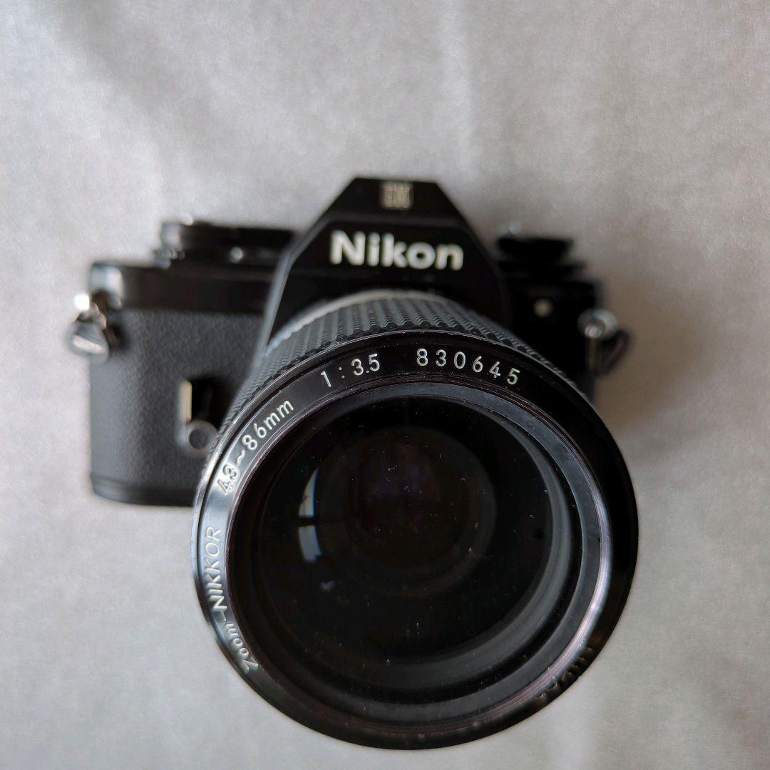 Nikon EMフィルムカメラ2台 レンズ 135mm 43-86mm