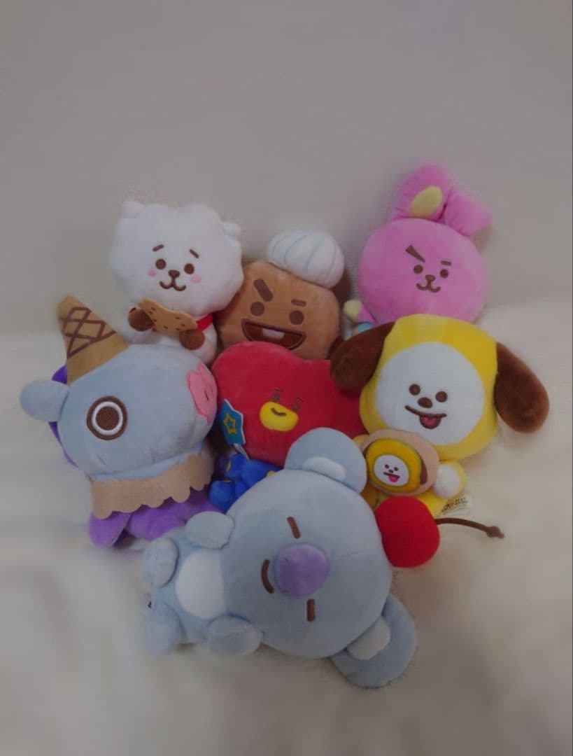 一番くじ BT21 sweet magic ぬいぐるみ/ブランケット 8個セット