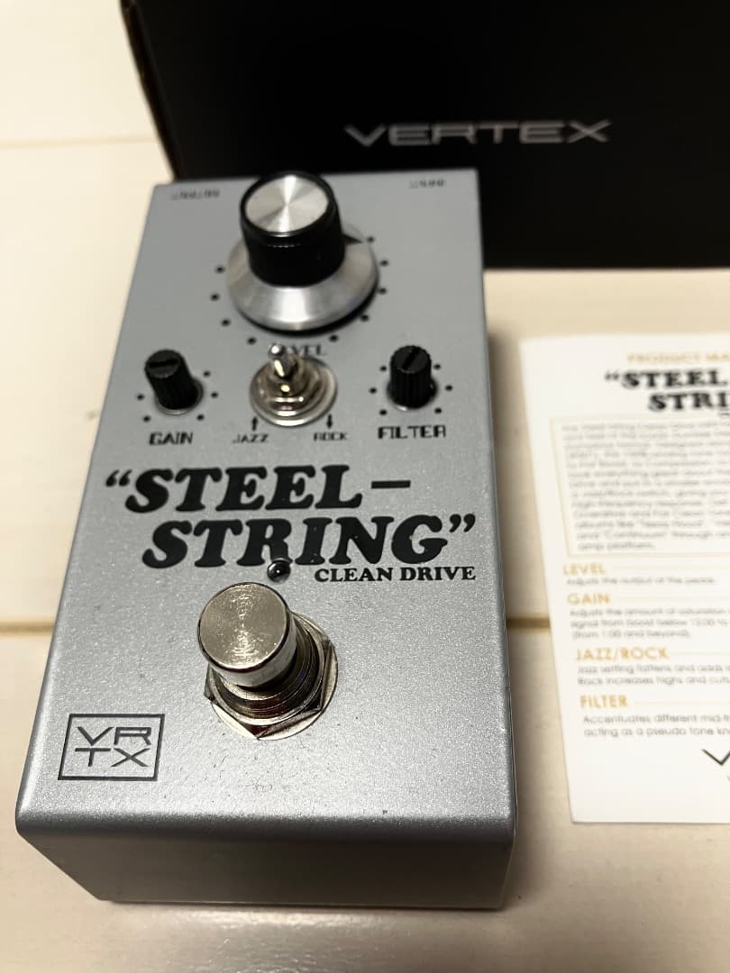 【美品】Vertex Steel String Clean Drive MKII