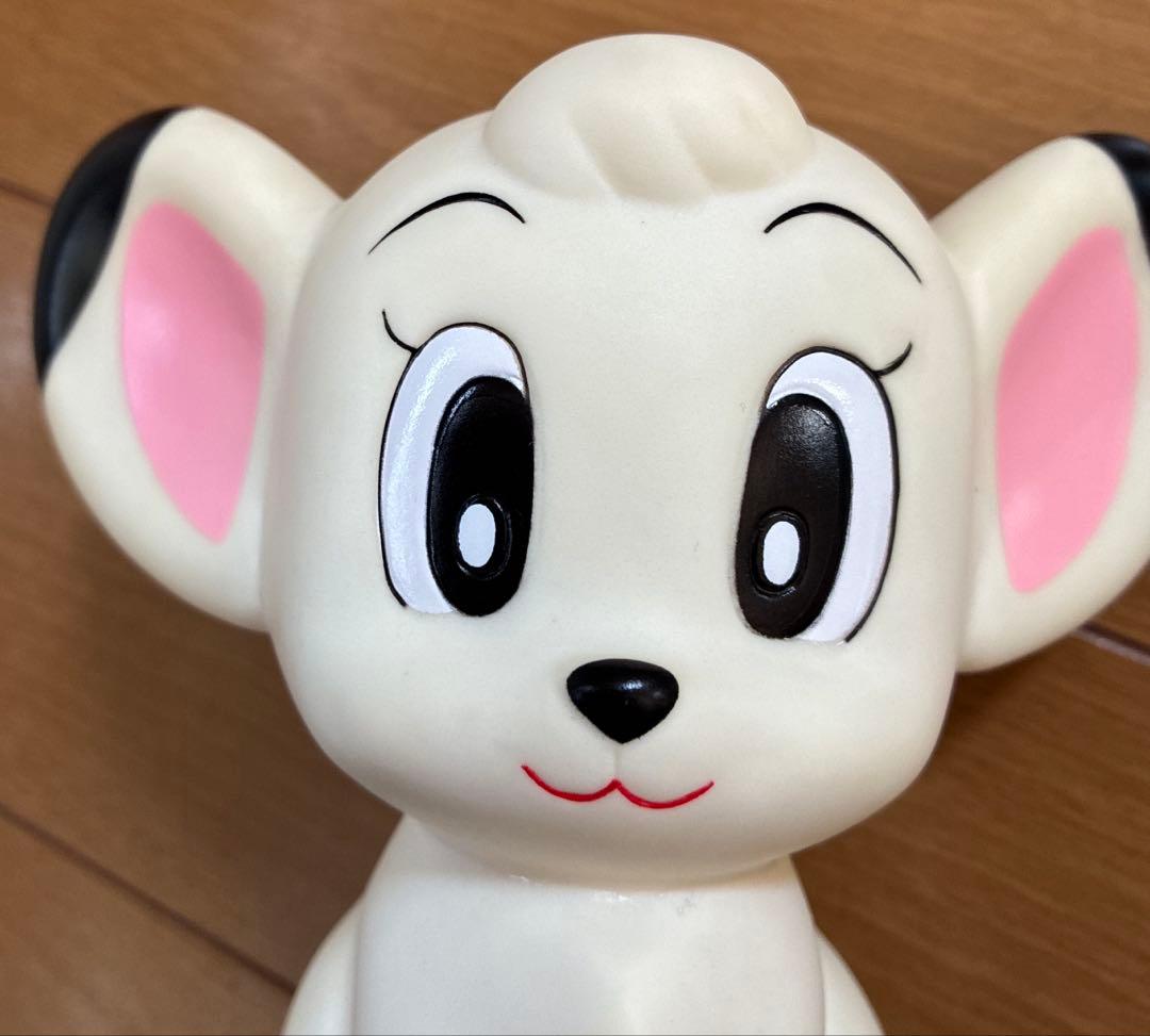 ジャングル大帝レオ ソフビ貯金箱 レトロ