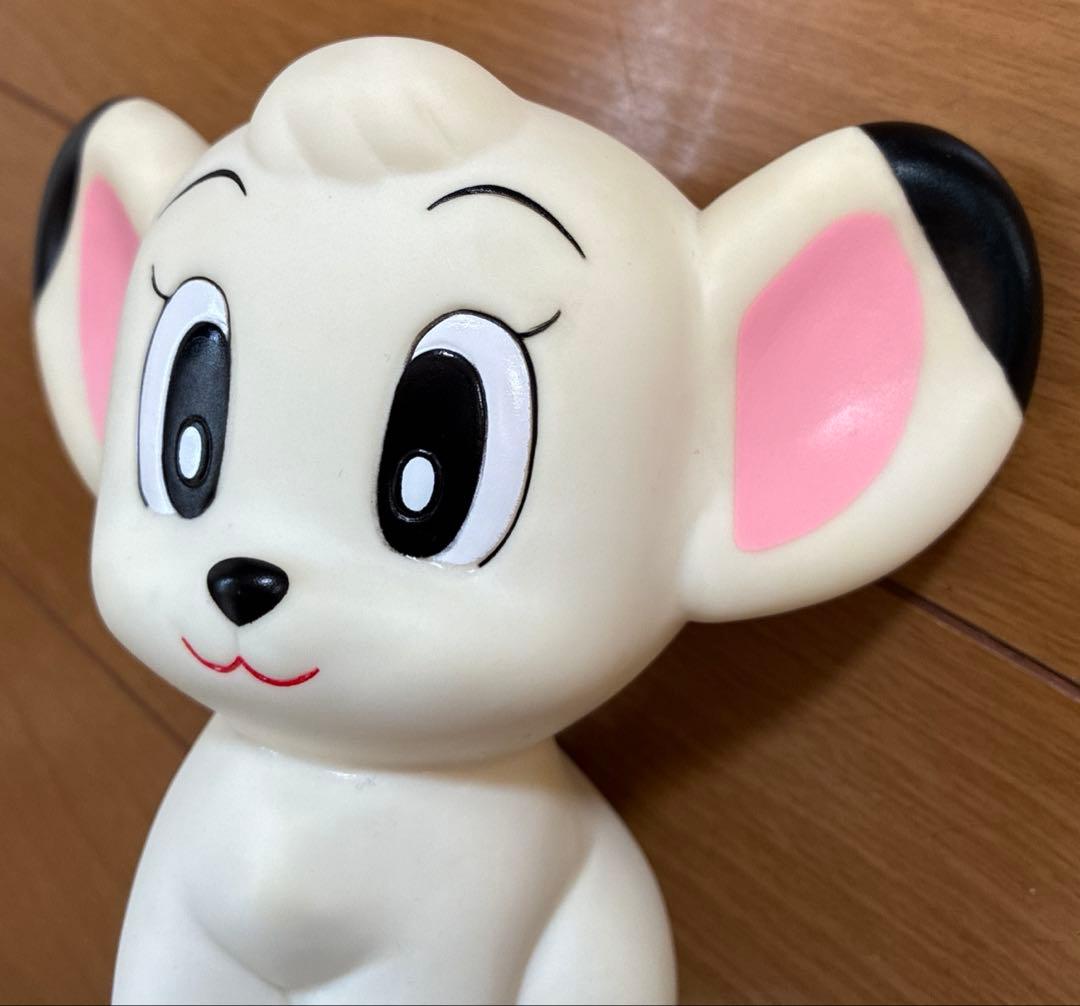 ジャングル大帝レオ ソフビ貯金箱 レトロ