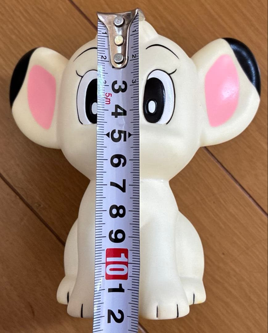 ジャングル大帝レオ ソフビ貯金箱 レトロ