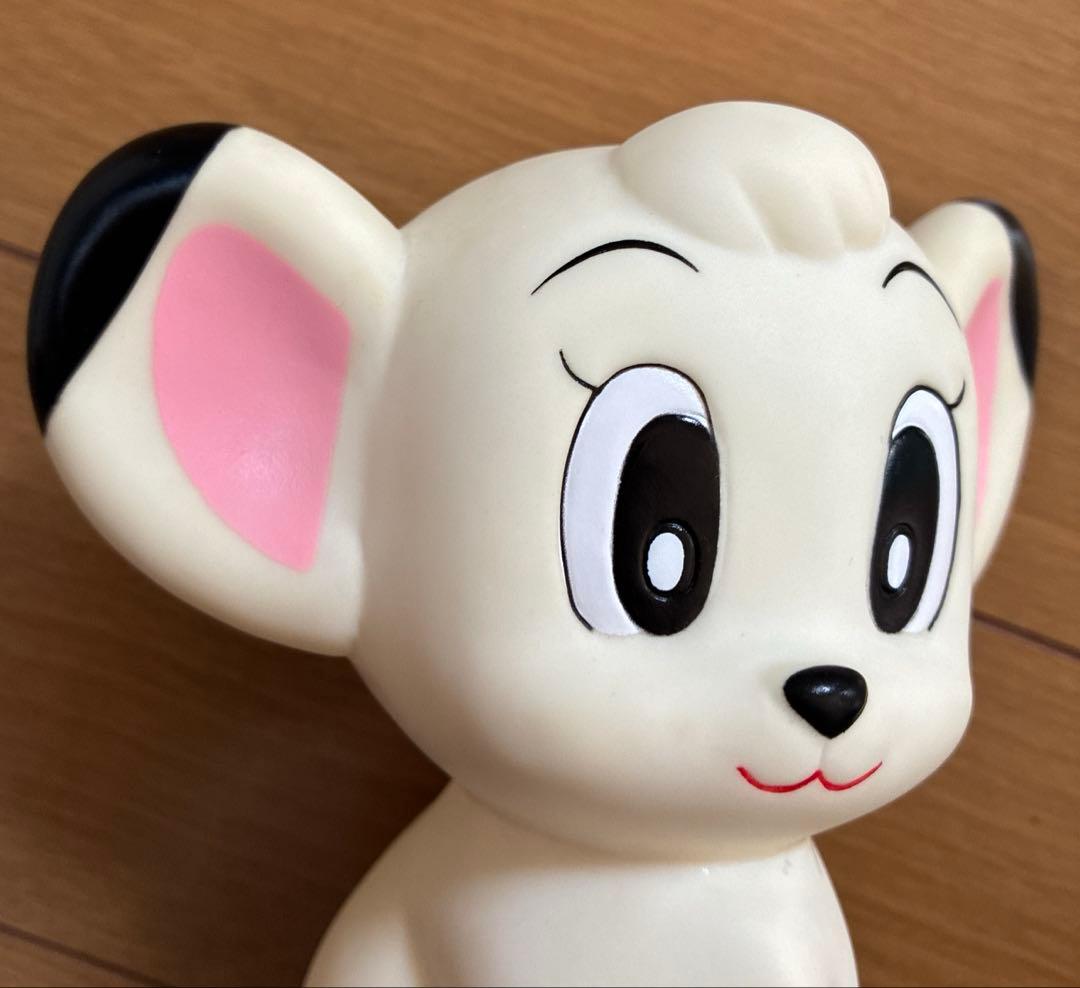 ジャングル大帝レオ ソフビ貯金箱 レトロ