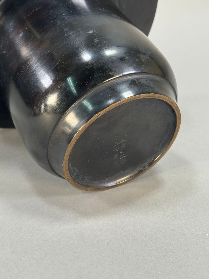 いけばな　金工家 高木幾望 作　銅花器　池坊　古流　　龍生派　草月流　華道具