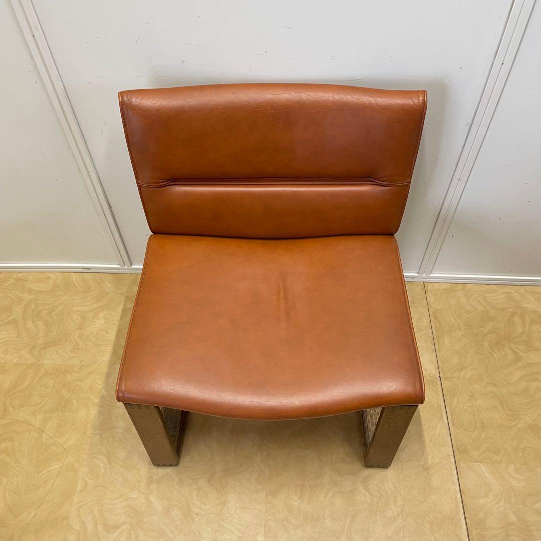 カンディハウス ボルス② 本革チェア レザー椅子 ソファ 旭川家具 北欧スタイル