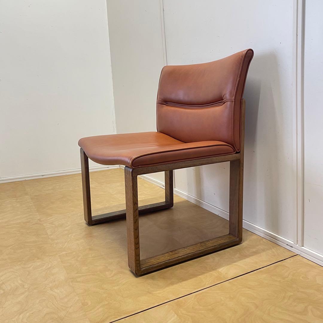 カンディハウス ボルス② 本革チェア レザー椅子 ソファ 旭川家具 北欧スタイル