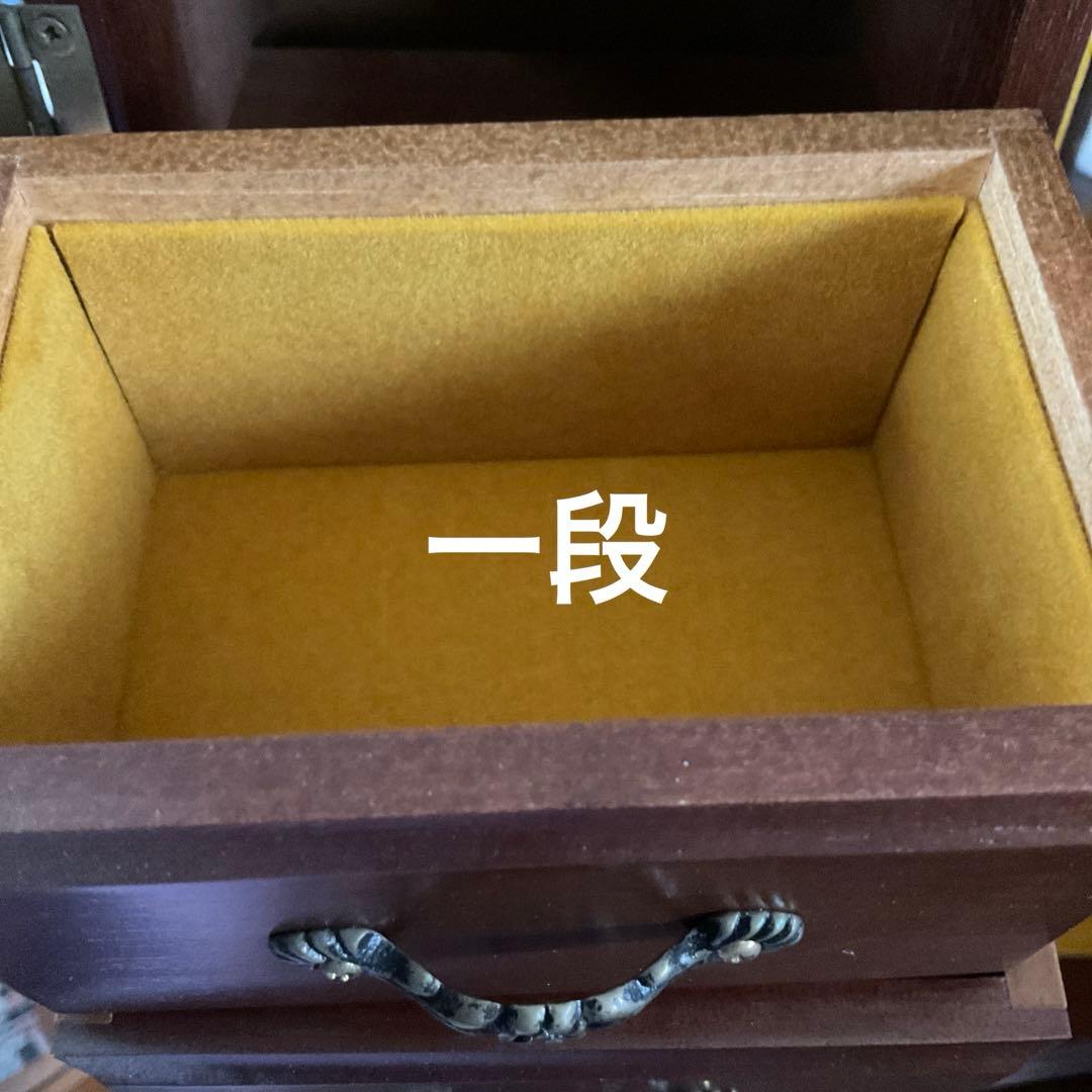 オルゴール　ジュエリーボックス　木箱　木製　大型　アクセサリーBOX 小物入れ