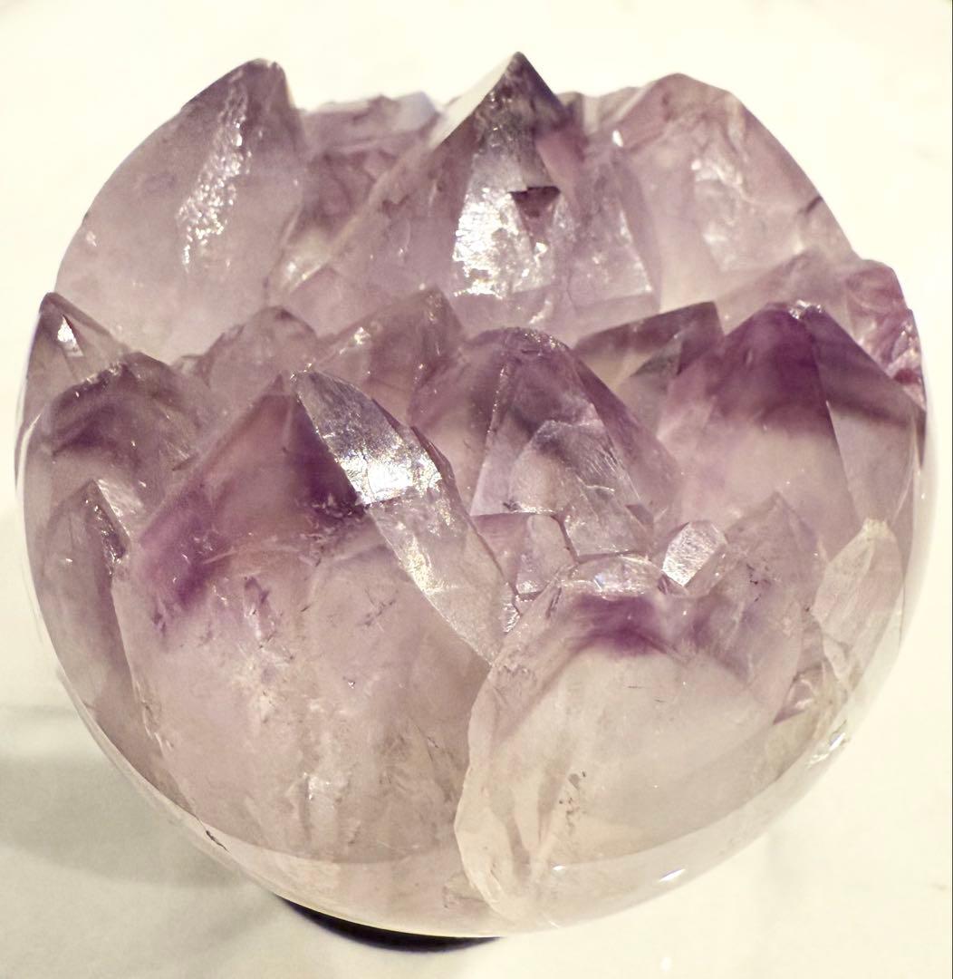 ウルグアイ産 アメジスト スフィア 笑い口 ファントム デンドリティック 天然石