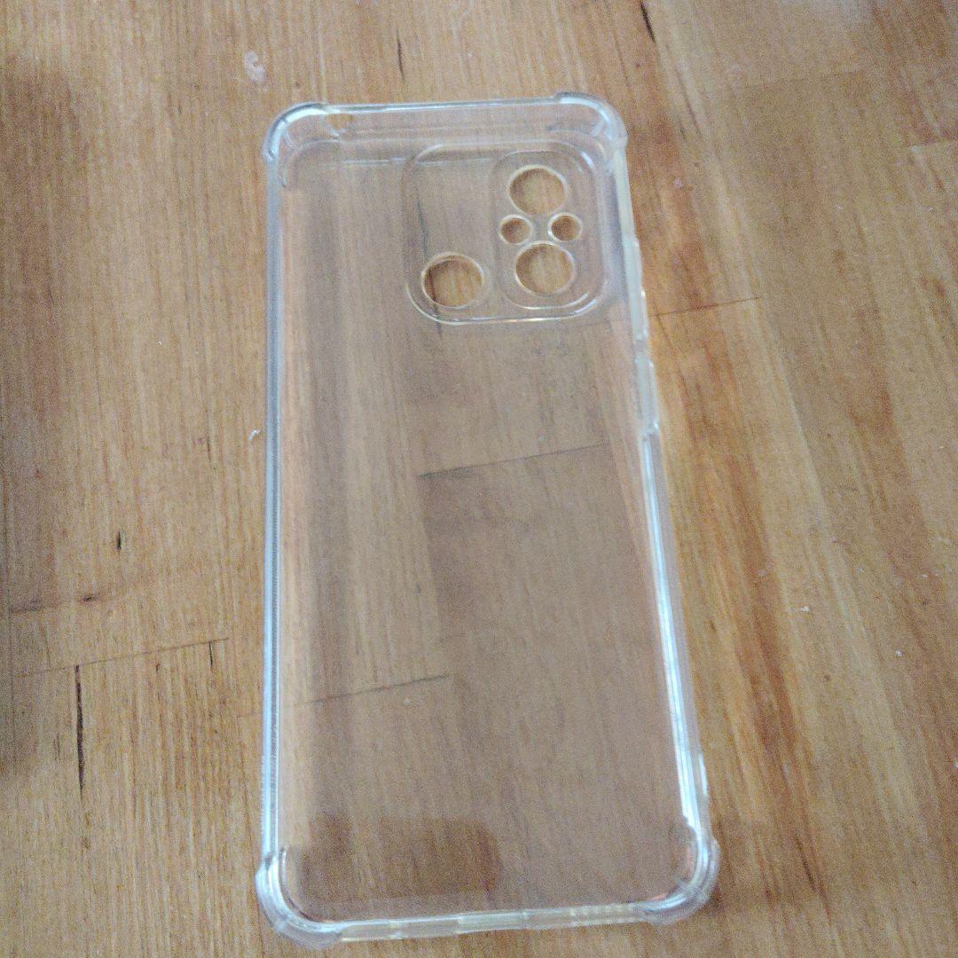 [中古]【Xiaomi Redmi 12C】[ミントグリーン]保護ケース黄ばみ有