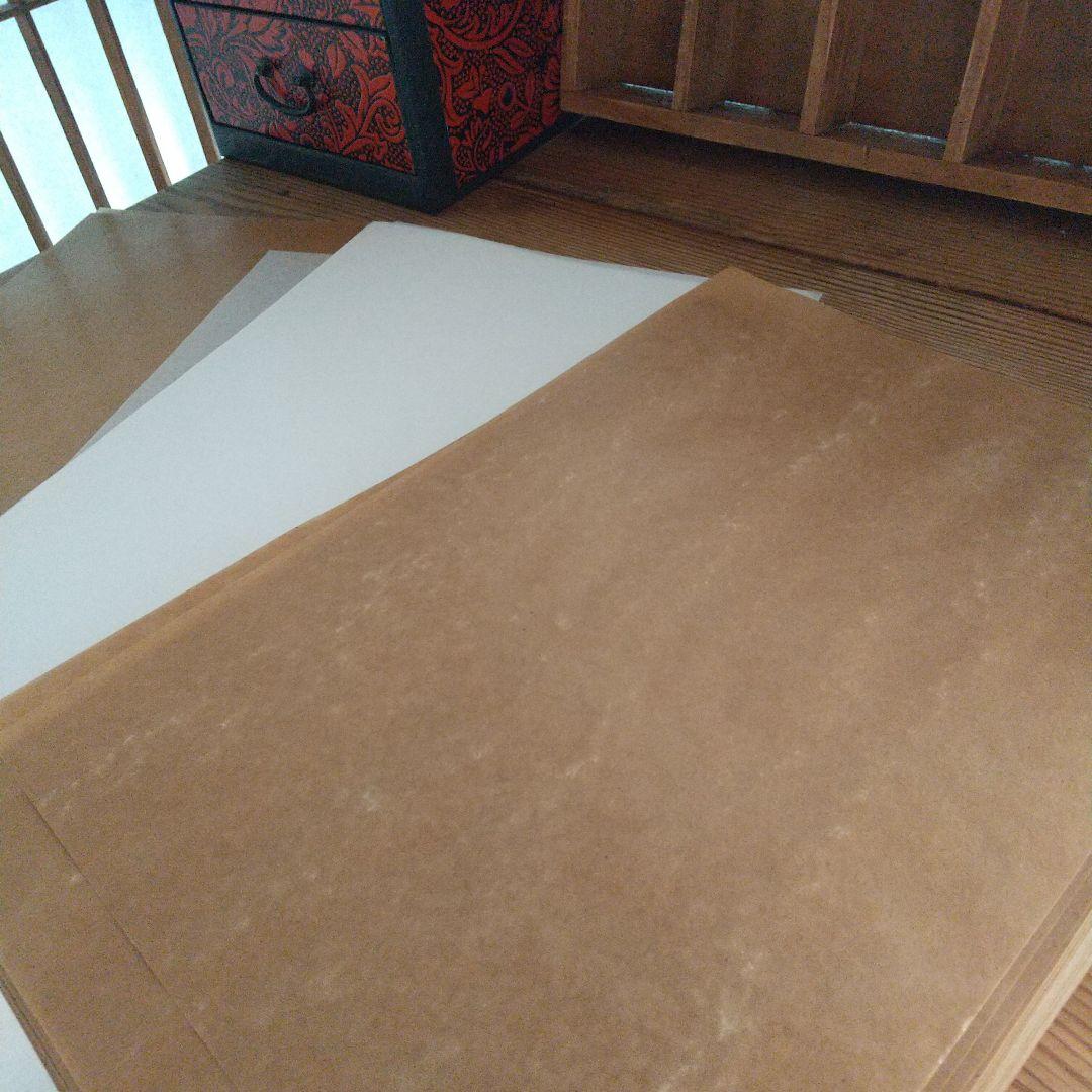 2-ré▷プロフ必読ジャンクジャーナル素材。蝋引き紙100枚