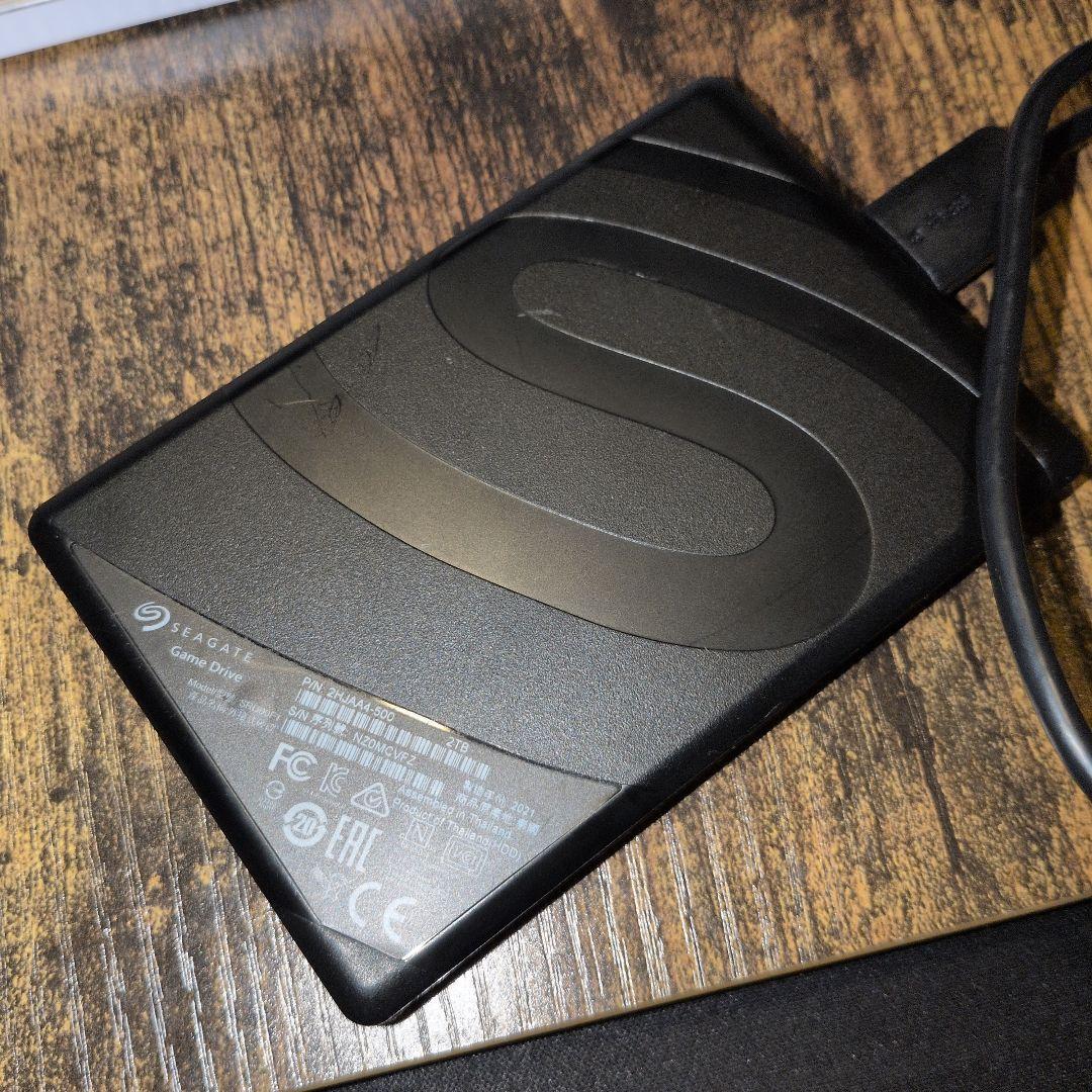 外付けHDD　2TB