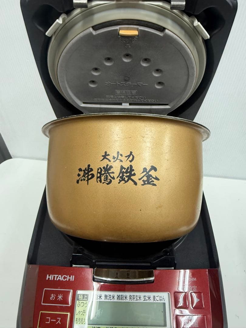 HITACHI 圧力＆スチームIH炊飯器 RZ-TS104M（ルビーレッド）