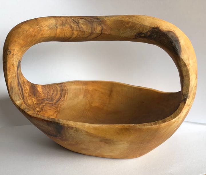 【新品】オリーブ　木　かご　オブジェ