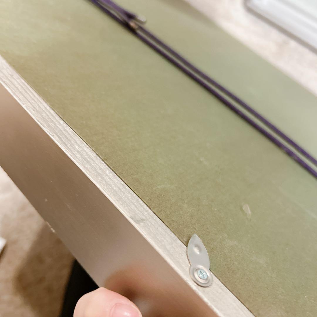 風景画 水辺の景色 額装 絵画 額付き絵画美術品　グリーン