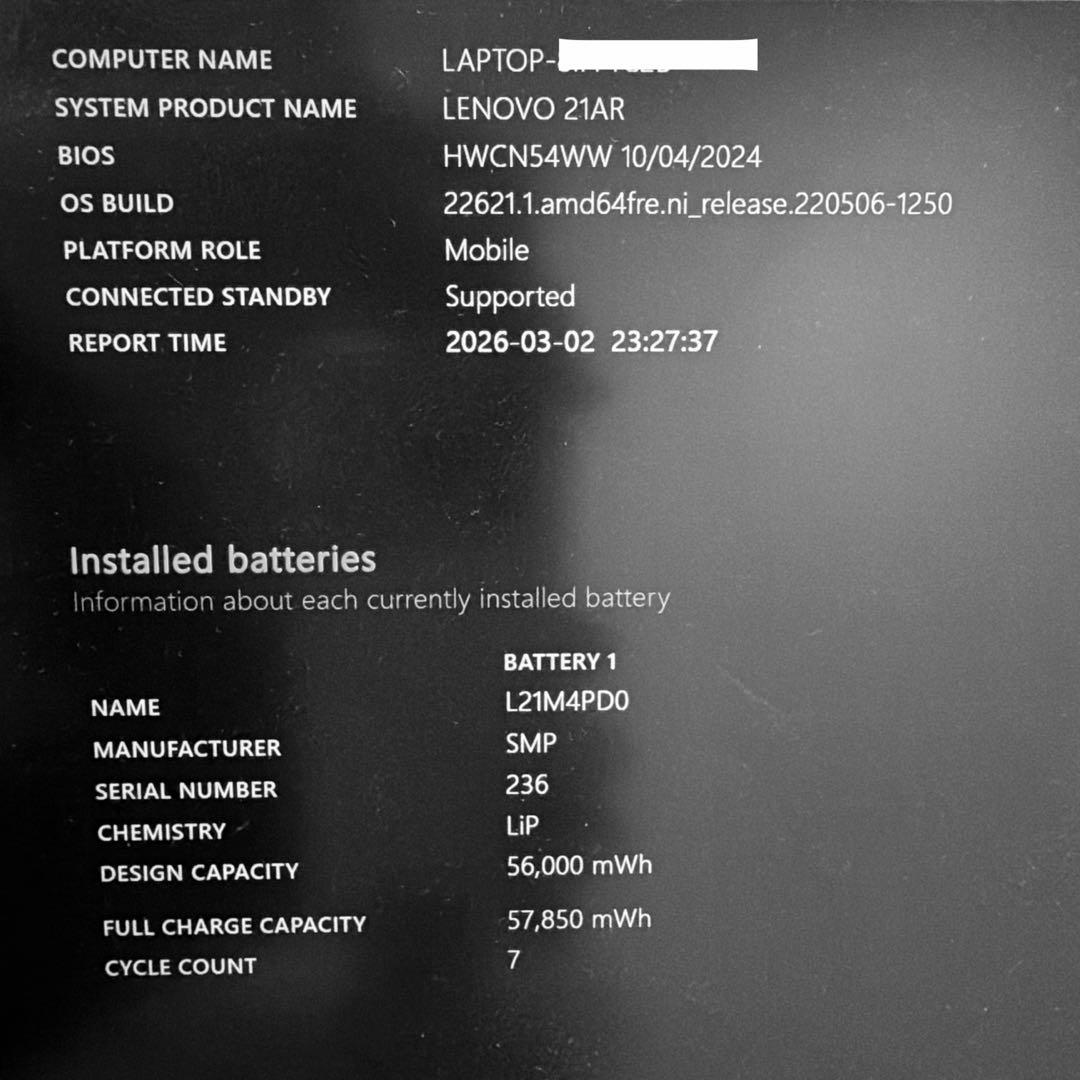 ThinkBook 13s G4 第12世代i5 8GB SSD256GB