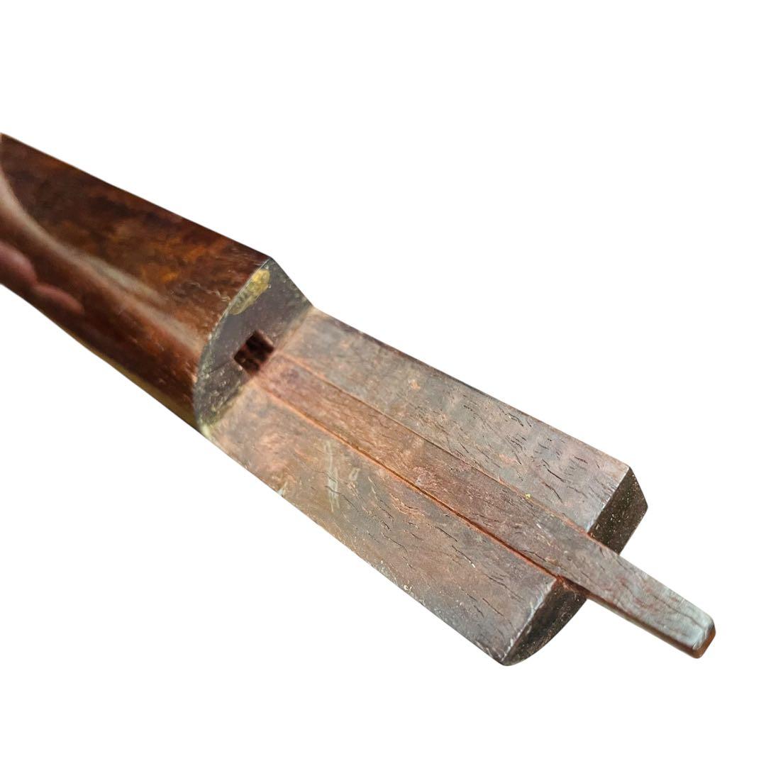 三味線 紅木 細棹 ハードケース付 本体美品　和楽器