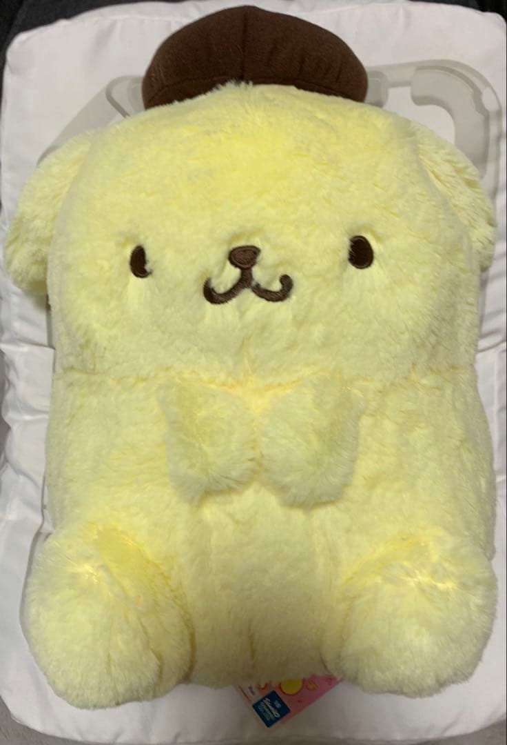 ポムポムプリン　まるまるおすわり超BIG ぬいぐるみ　全２種セット