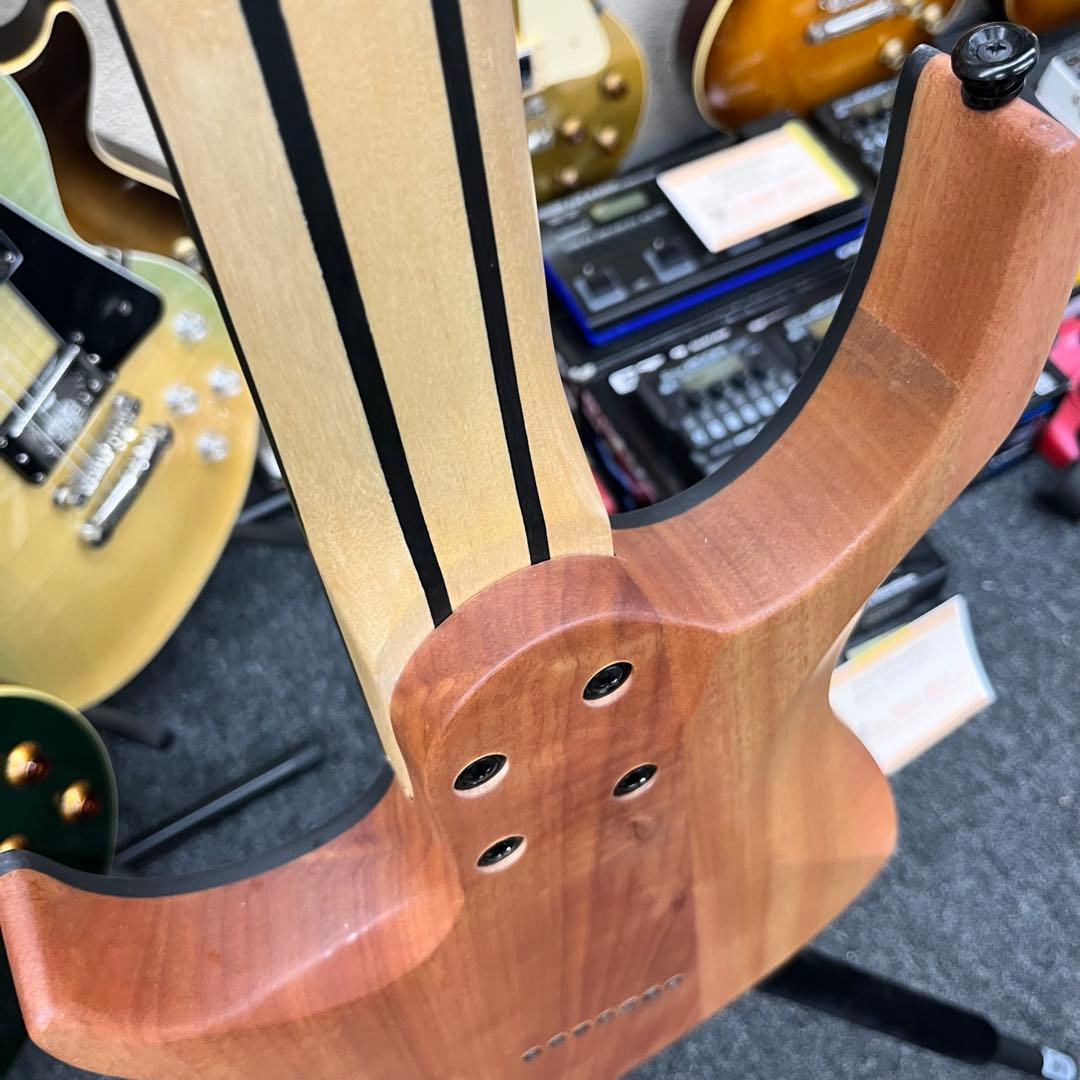 【11762】Alljita 7弦ギター ブルー ファンフレット