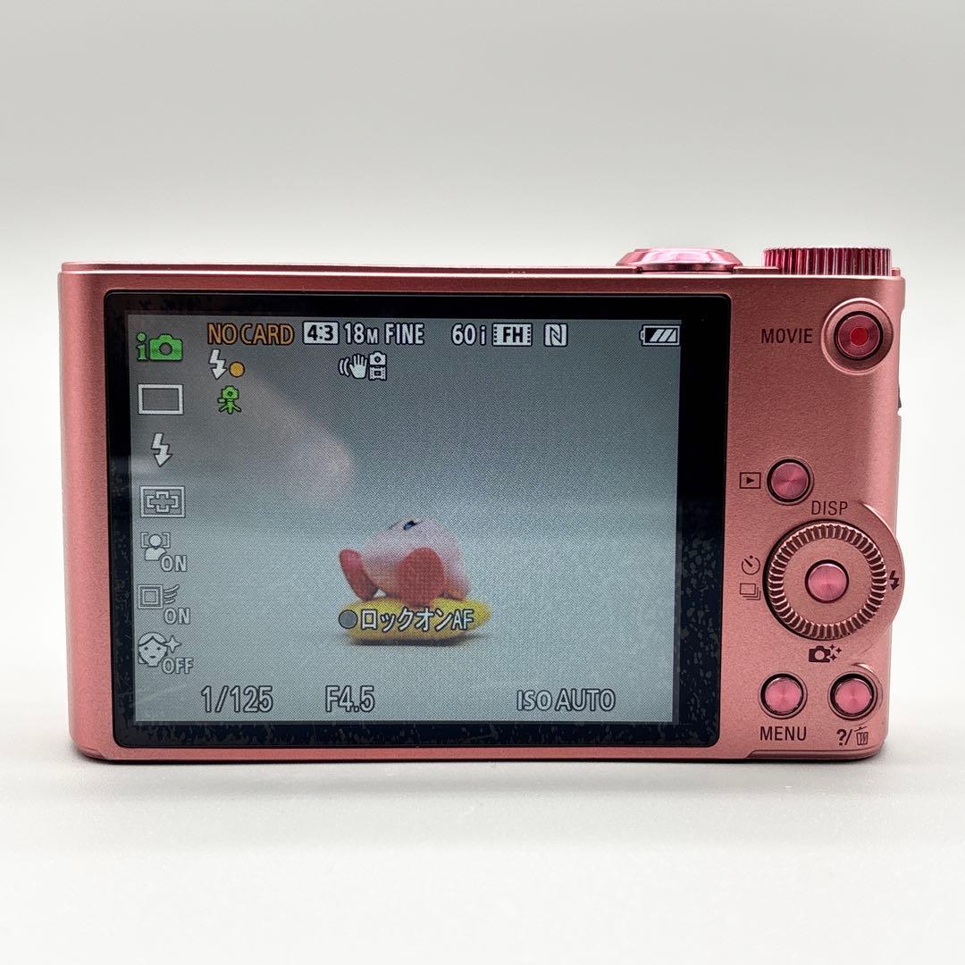 【動作品・Wi-Fi】サイバーショット DSC-WX350 コンデジ ピンク