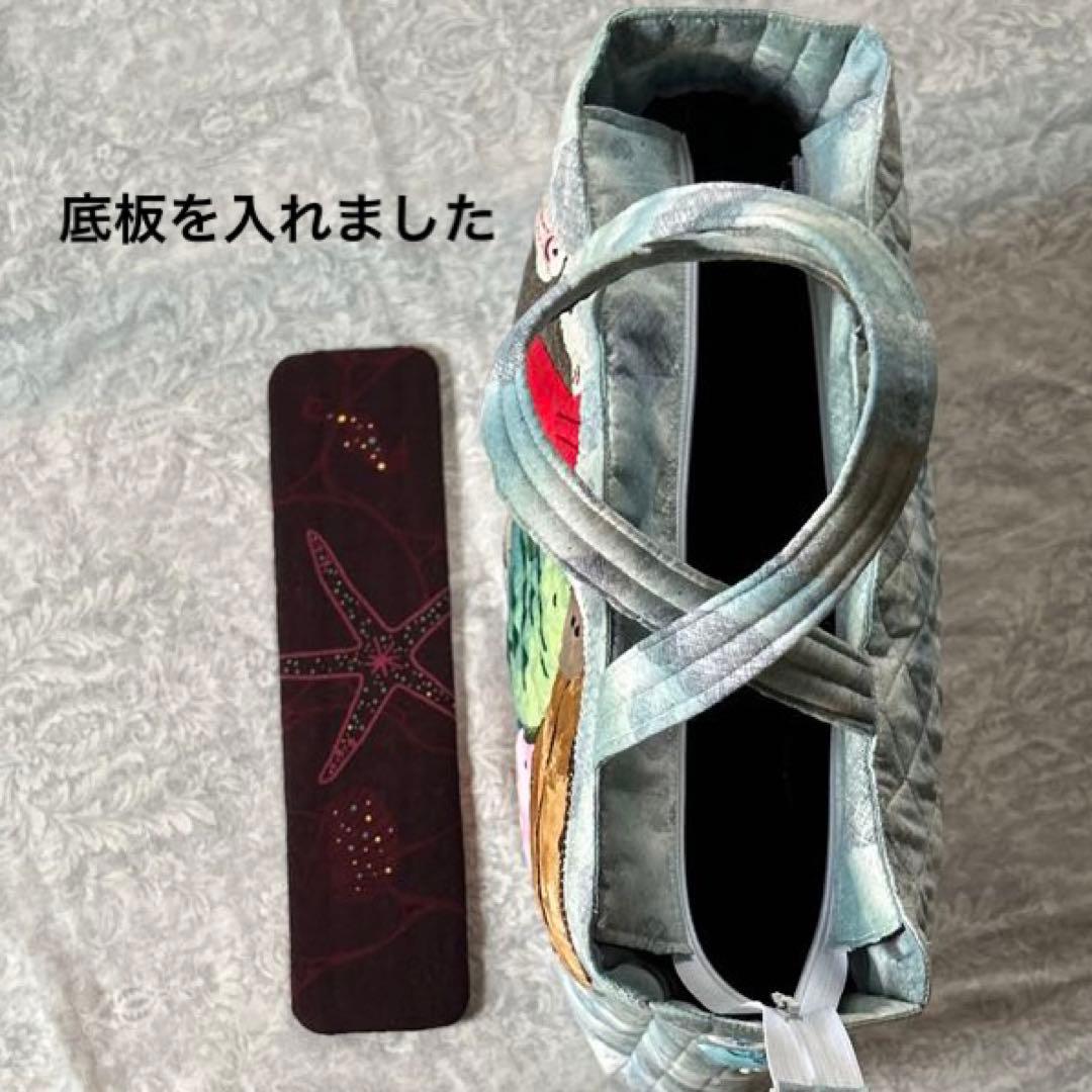 トートバッグ　♡のおさかなパッケージ