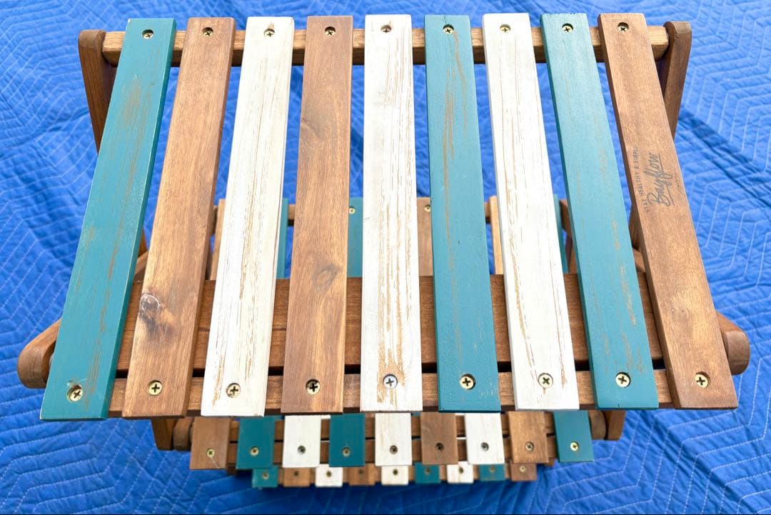 【美品】BAYFLOW 3段ラック 折りたたみ キャンプ 木製 西海岸デザイン