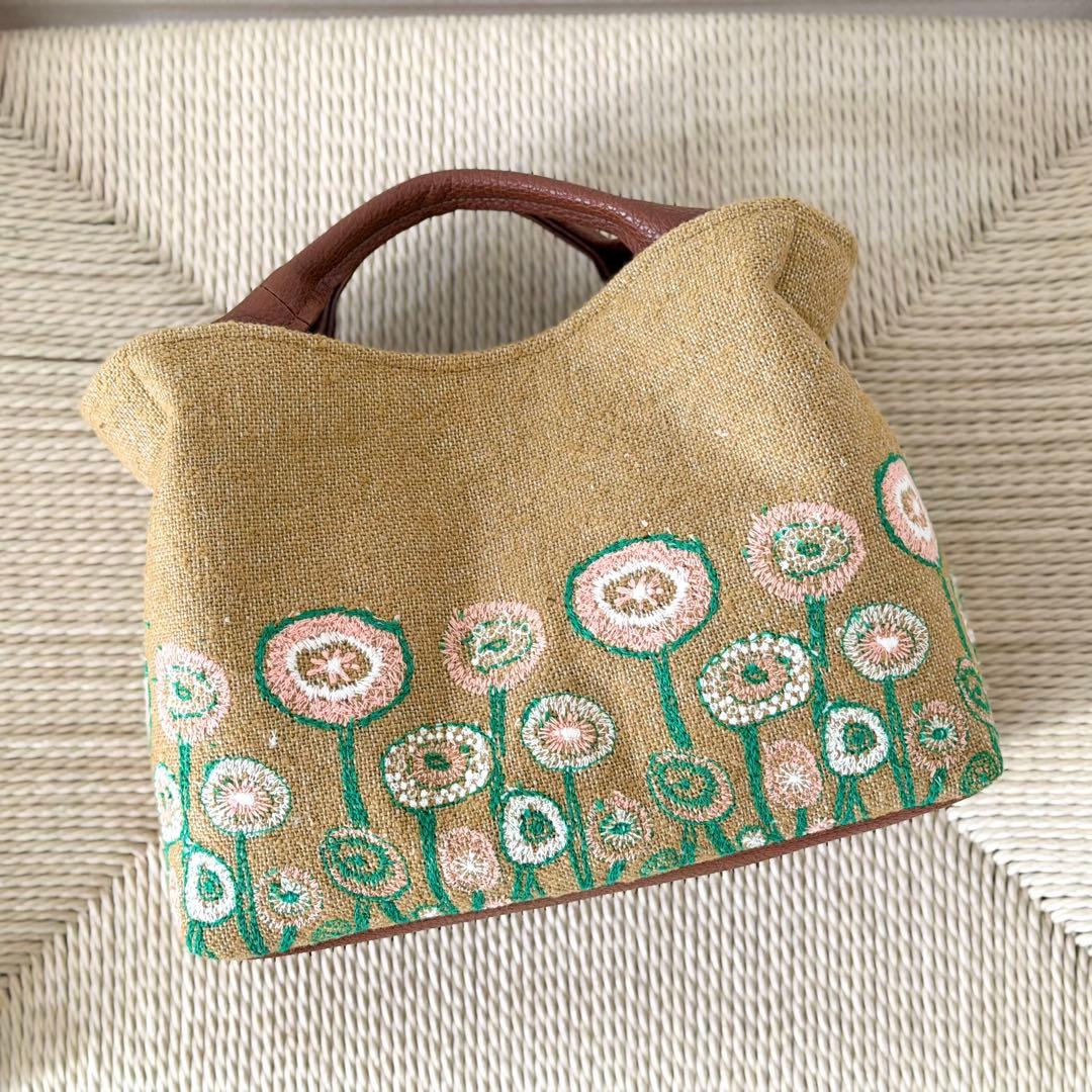⚮̈ミナペルホネン　path mustard ヌッピバッグ