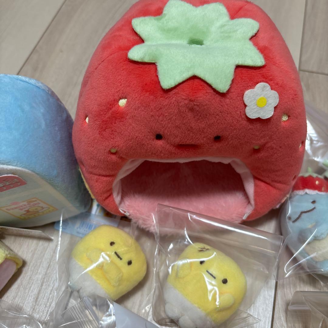 すみっコぐらし　てのりぬいぐるみ　ふたば　いちご　他