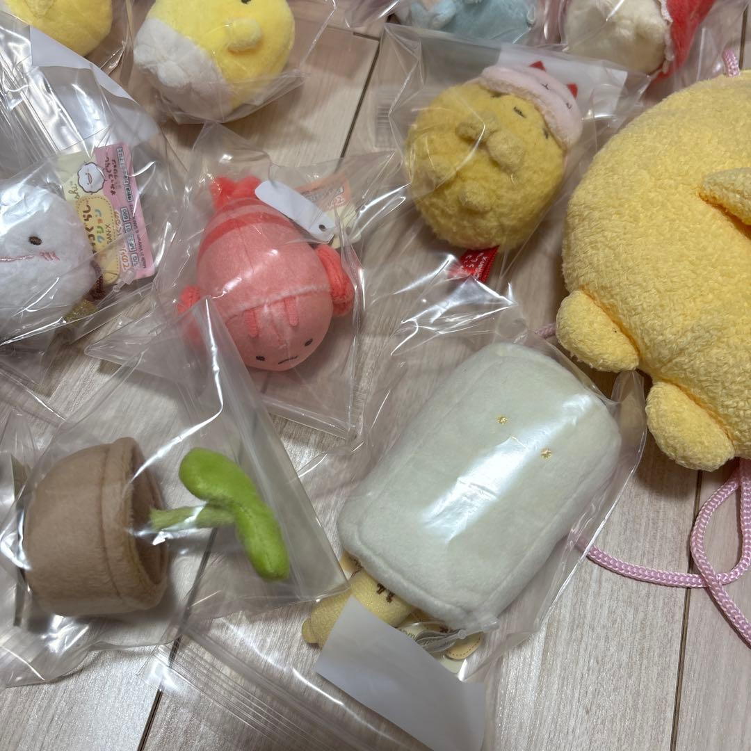 すみっコぐらし　てのりぬいぐるみ　ふたば　いちご　他