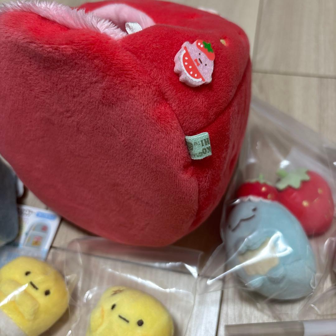 すみっコぐらし　てのりぬいぐるみ　ふたば　いちご　他