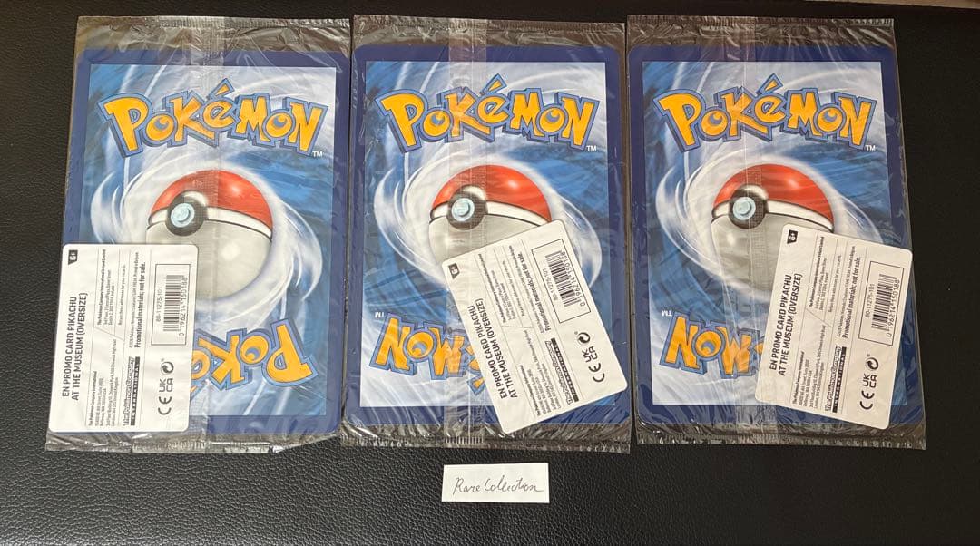 3枚Pikachu at the Museum ピカチュウ ロンドン自然史博物館