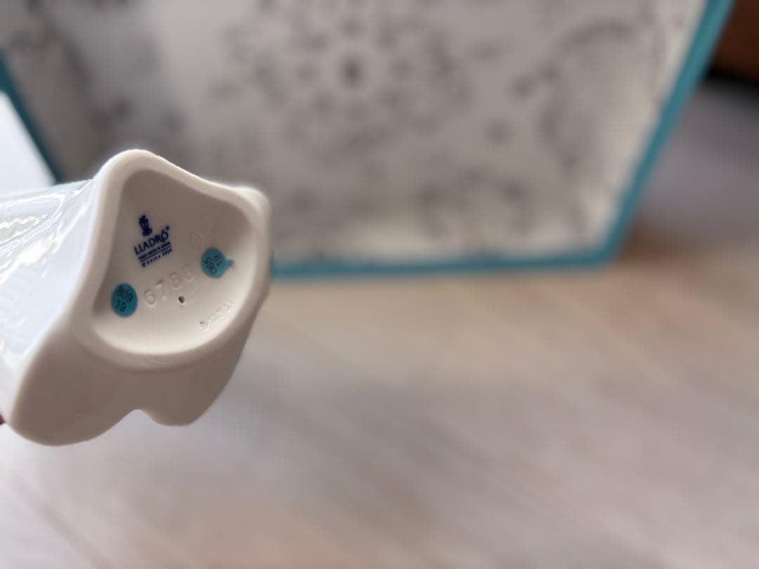 リヤドロ置物 天使 新品 人形 置物 LLADOR おしゃれ陶器製アンティーク