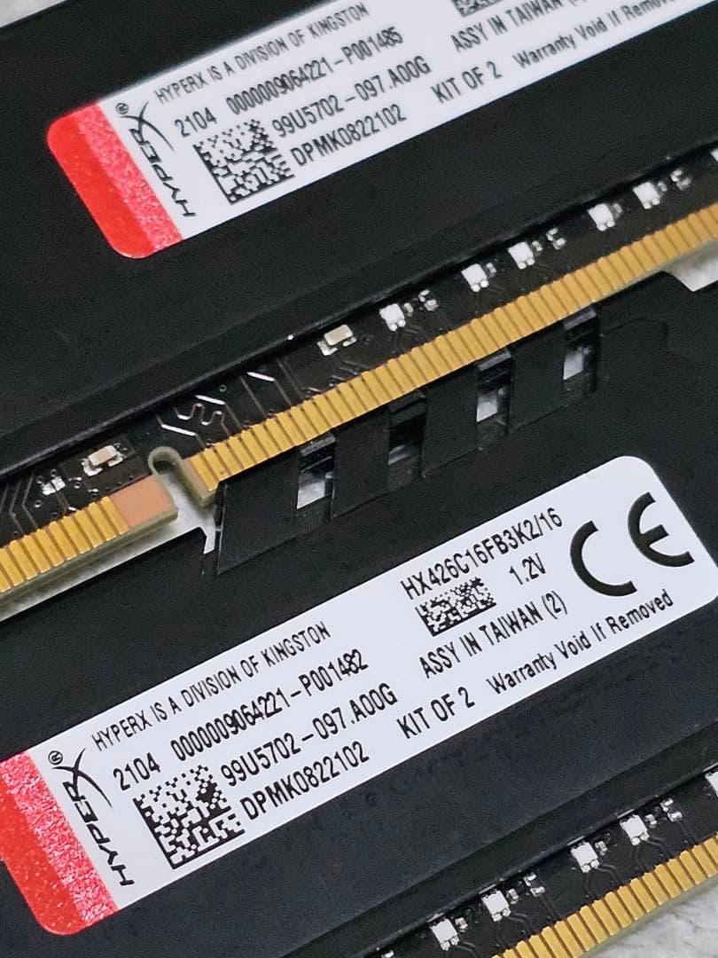 HyperX FURY DDR4 2666 8GB ×2