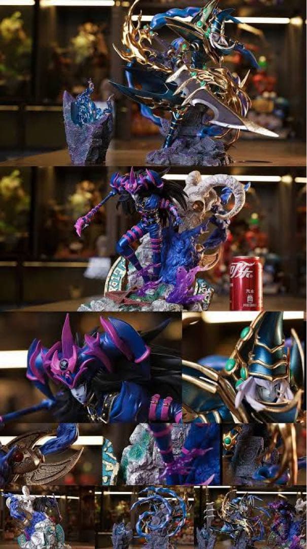 ☆2体set ブラックパラディン マジシャンオブブラックカオス フィギュア遊戯王
