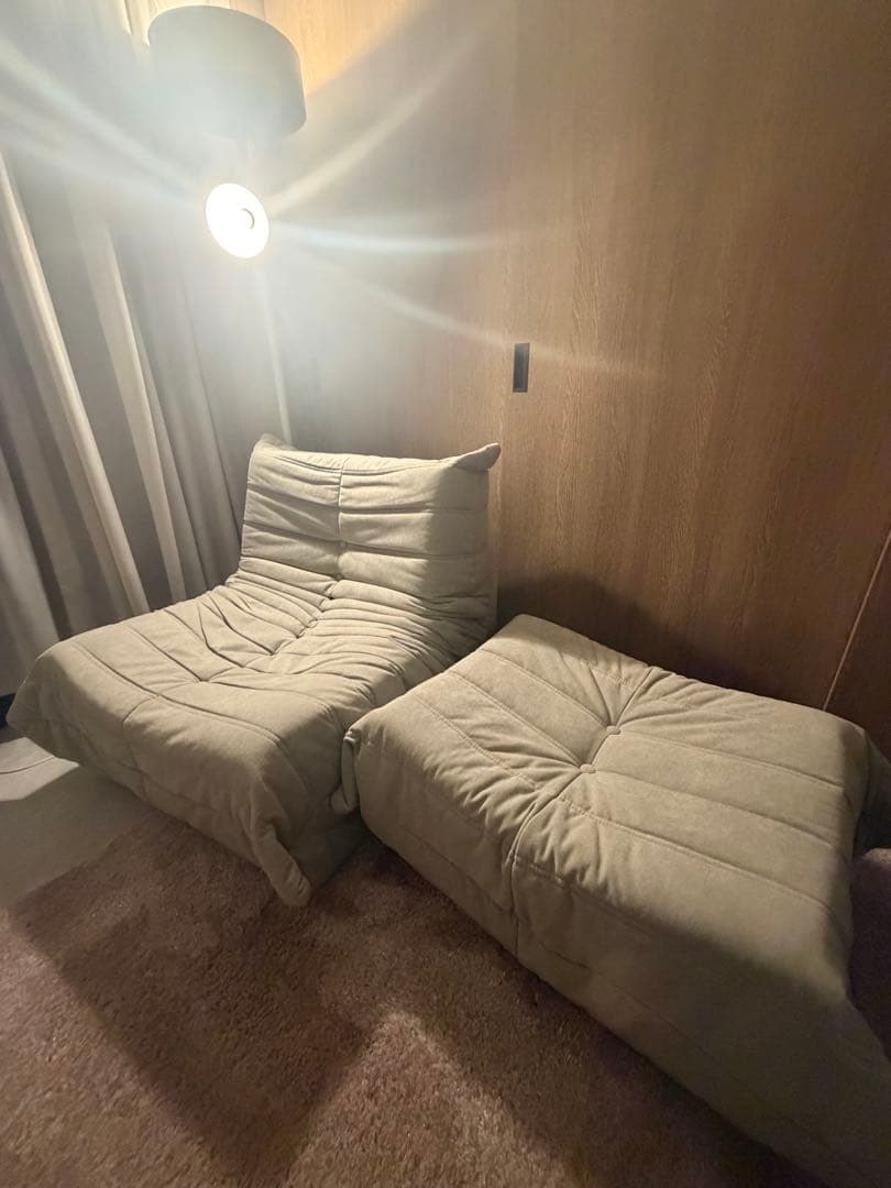 トーゴ　togo 1人がけソファ　グレー リプロダクト品 【ソファ】